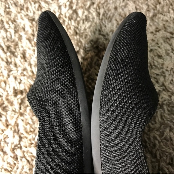 Rothy’s the pointed toe knit flats black and blue lining W 7.5 - Picture 6 of 12